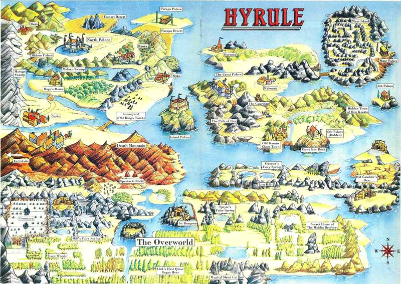 Illustration for article titled A Tribute to Old Video Game Maps